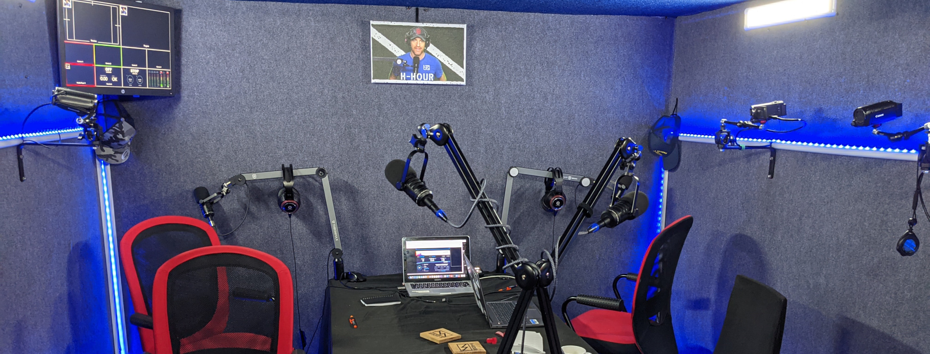 h-hour podcast studio